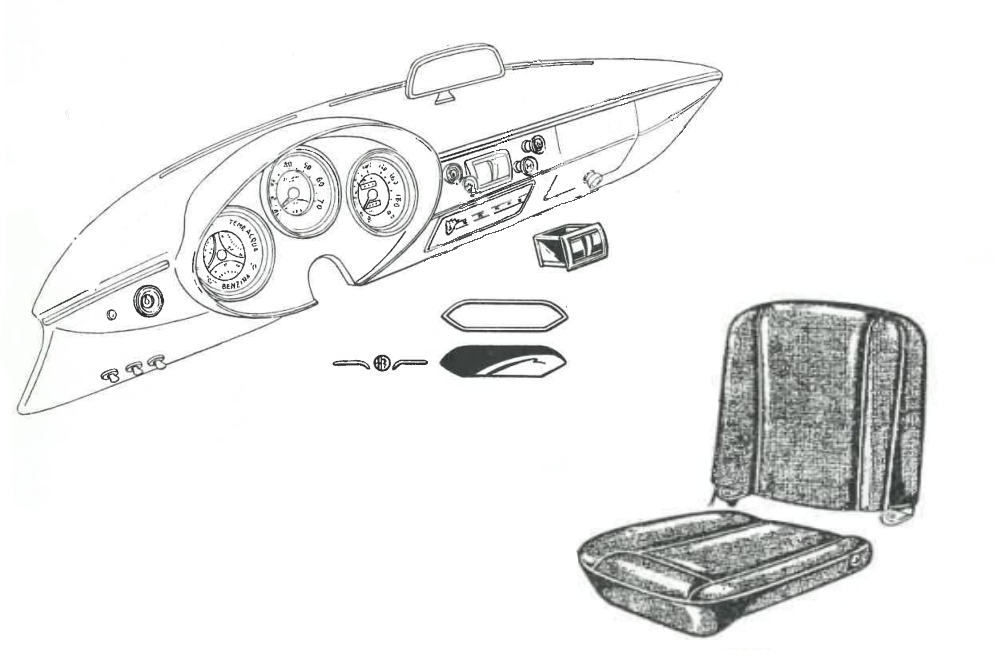 Supporto aletta parasole - Giulietta / Giulia Sprint